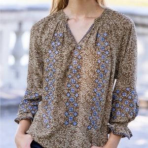 Rungolee Barcelona Embroidered Blouse XS